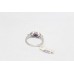 Ring silver sterling 925 amethyst women's natural handmade purple gemstone C 263